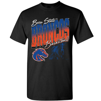 Boise State - NCAA Men's Basketball : Julian Bowie - Vintage Shersey T-Shirt-0
