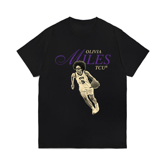 TCU - NCAA Women's Basketball : Olivia Miles - Legacy Comfort Colors T-Shirt-0