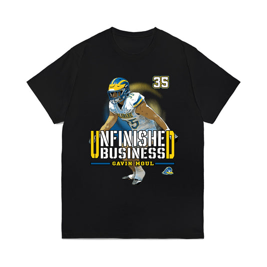 Delaware - NCAA Football : Gavin Moul - Unfinished Business Comfort Colors T-Shirt-0