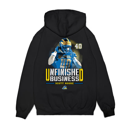 Delaware - NCAA Football : Scott Moore - Unfinished Business Premium Hooded Sweatshirt-1