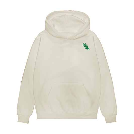 North Texas - NCAA Mens Track & Field : Tyler Moore - Collage Premium Hooded Sweatshirt-0