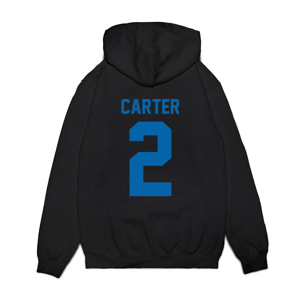 MTSU - NCAA Men's Basketball : Jahvin Carter - Vintage Premium Hooded Sweatshirt-1