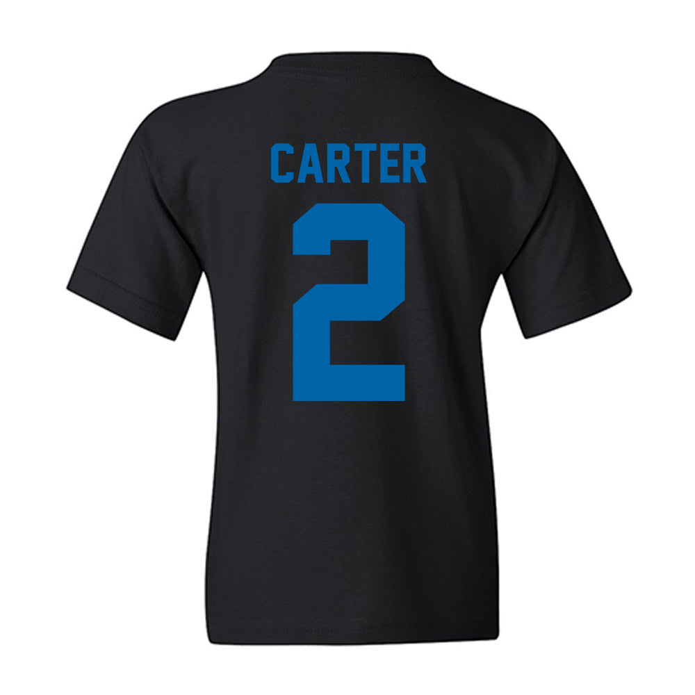 MTSU - NCAA Men's Basketball : Jahvin Carter - Vintage Youth T-Shirt-1