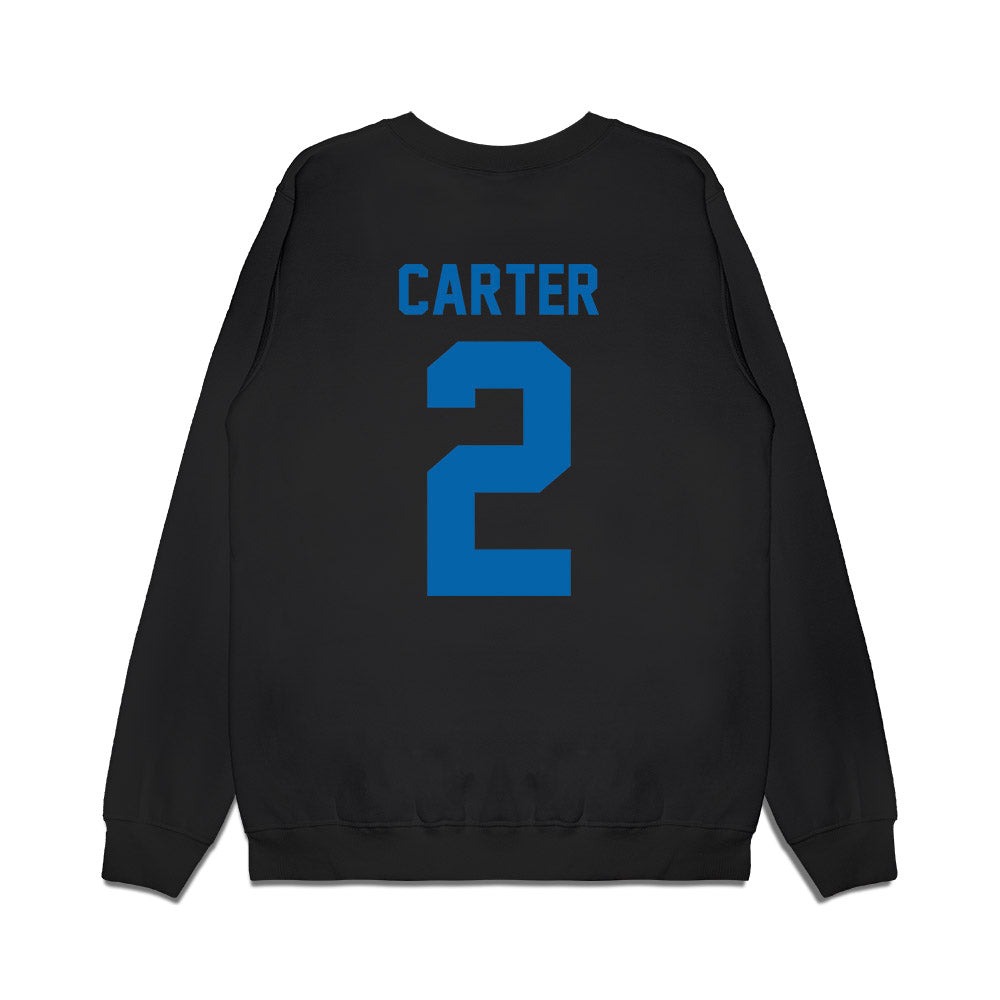 MTSU - NCAA Men's Basketball : Jahvin Carter - Vintage Premium Crewneck Sweatshirt-1