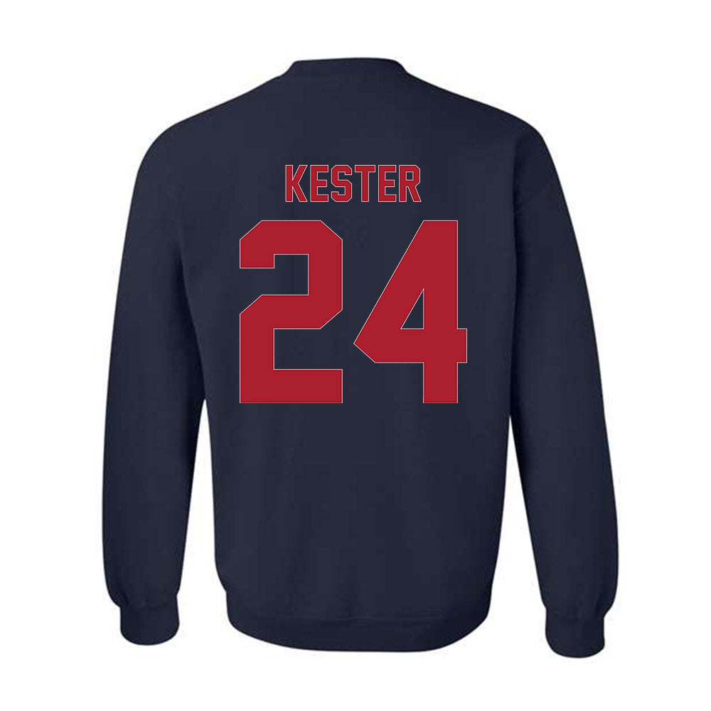 Liberty - NCAA Men's Basketball : Brady Kester - Vintage Shersey Crewneck Sweatshirt-1