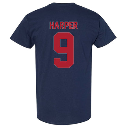 Liberty - NCAA Men's Basketball : JJ Harper - Vintage Shersey T-Shirt-1