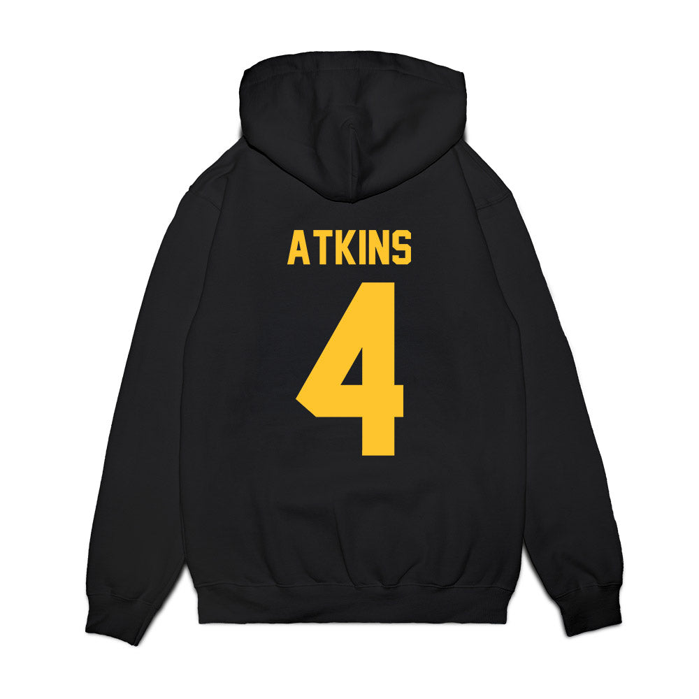 PLU - NCAA Women's Basketball : Lily Atkins - Vintage Basketball Premium Hooded Sweatshirt-1