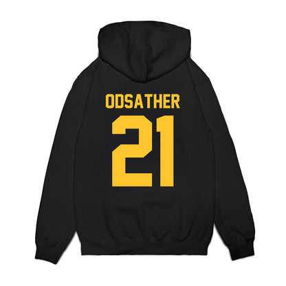 PLU - NCAA Men's Basketball : Dane Odsather - Vintage Basketball Premium Hooded Sweatshirt-1