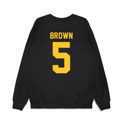 PLU - NCAA Men's Basketball : Julian Brown - Vintage Basketball Premium Crewneck Sweatshirt-1