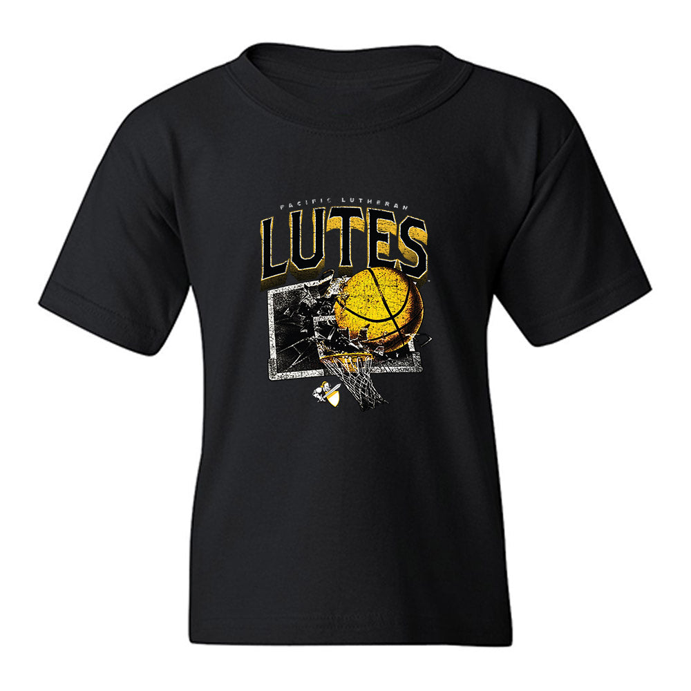 PLU - NCAA Men's Basketball : Daniel Kabamba - Vintage Basketball Youth T-Shirt-0