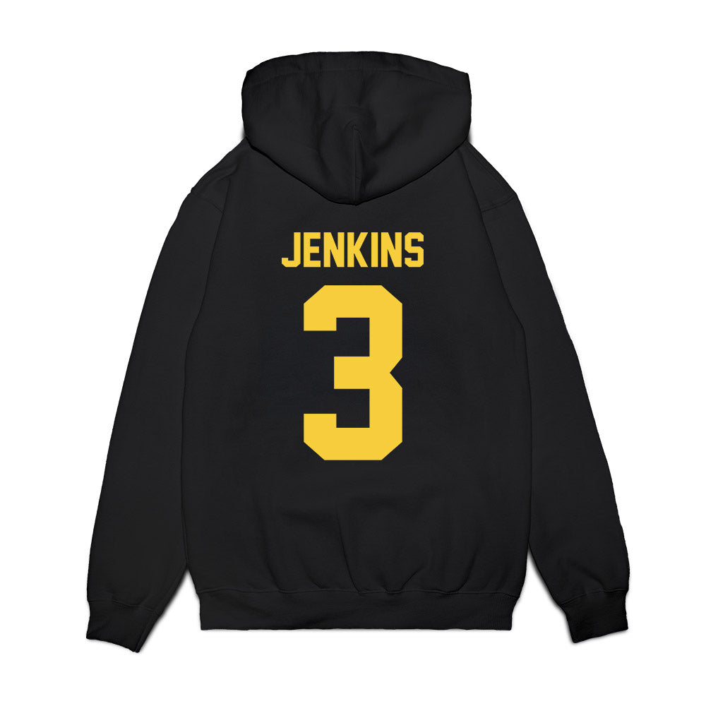Norfolk State - NCAA Men's Basketball : Mykel Jenkins - Vintage Basketball Premium Hooded Sweatshirt-1