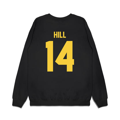 Norfolk State - NCAA Women's Basketball : Jenesis Hill - Vintage Basketball Premium Crewneck Sweatshirt-1