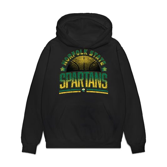 Norfolk State - NCAA Women's Basketball : Iyanna Rogers - Vintage Basketball Premium Hooded Sweatshirt-0