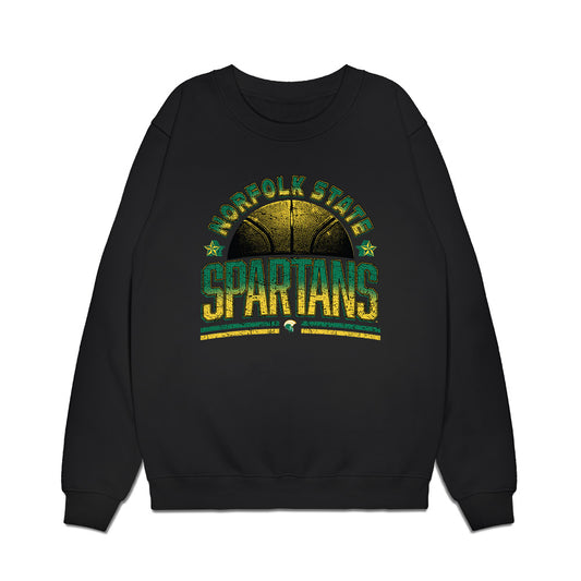 Norfolk State - NCAA Men's Basketball : Dramane Camara - Vintage Basketball Premium Crewneck Sweatshirt-0