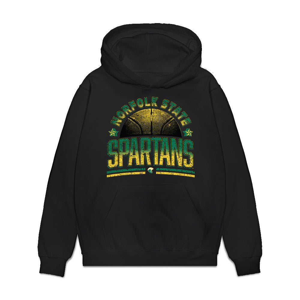 Norfolk State - NCAA Men's Basketball : Aye Newton - Vintage Basketball Premium Hooded Sweatshirt-0