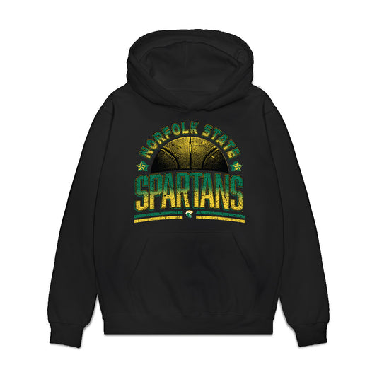 Norfolk State - NCAA Men's Basketball : Elijah Jamison - Vintage Basketball Premium Hooded Sweatshirt-0