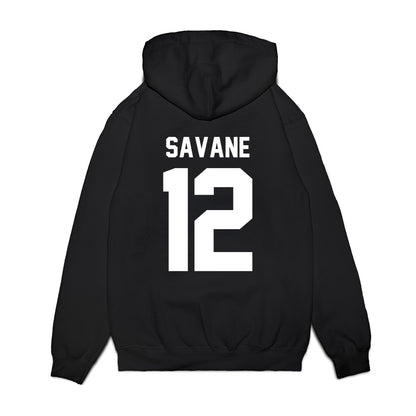 Georgia Southern - NCAA Men's Basketball : Elidjah Savane - Vintage Premium Hooded Sweatshirt-1