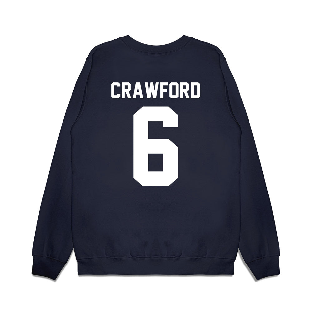 Georgia Southern - NCAA Men's Basketball : Jayden Crawford - Vintage Premium Crewneck Sweatshirt-1