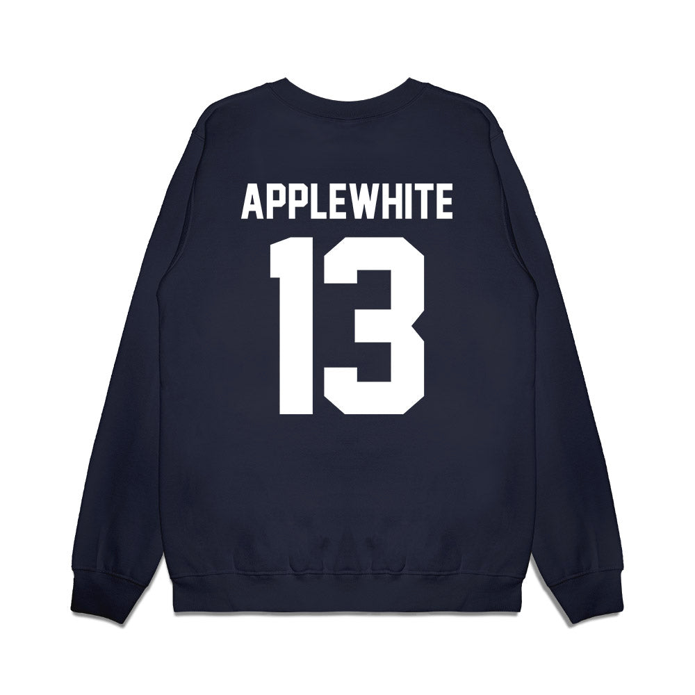 Georgia Southern - NCAA Men's Basketball : Alden Applewhite - Vintage Premium Crewneck Sweatshirt-1
