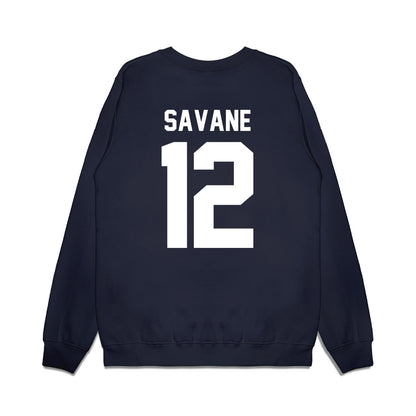 Georgia Southern - NCAA Men's Basketball : Elidjah Savane - Vintage Premium Crewneck Sweatshirt-1