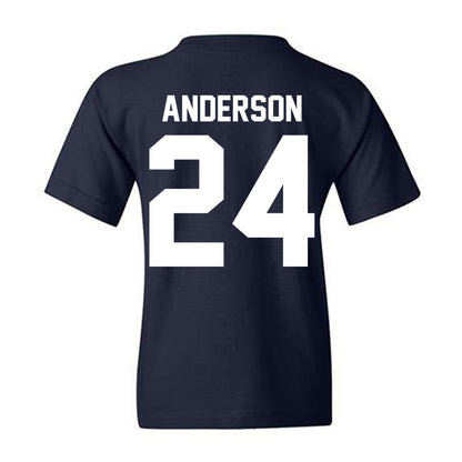 Georgia Southern - NCAA Women's Basketball : Kishyah Anderson - Vintage Youth T-Shirt-1