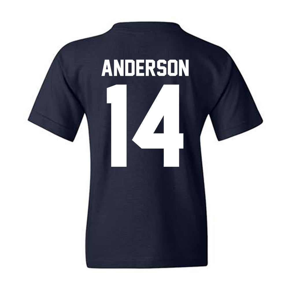 Georgia Southern - NCAA Women's Basketball : Kiara Anderson - Vintage Youth T-Shirt-1