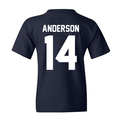 Georgia Southern - NCAA Women's Basketball : Kiara Anderson - Vintage Youth T-Shirt-1