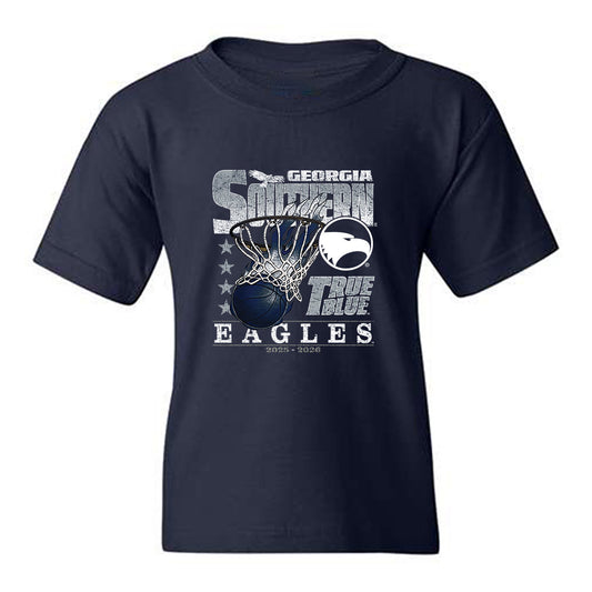 Georgia Southern - NCAA Men's Basketball : Tavarus Webb - Vintage Youth T-Shirt-0