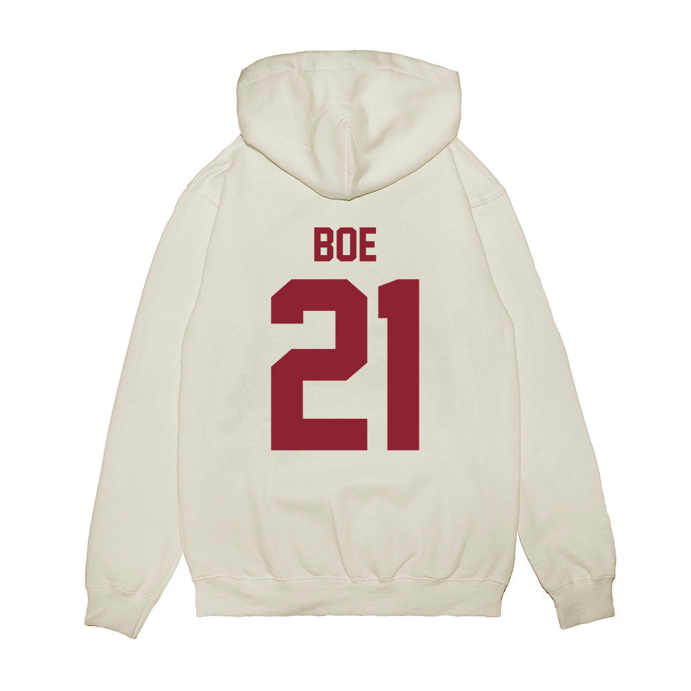 UMN Duluth - NCAA Women's Basketball : Elayna Boe - Vintage Premium Hooded Sweatshirt-1