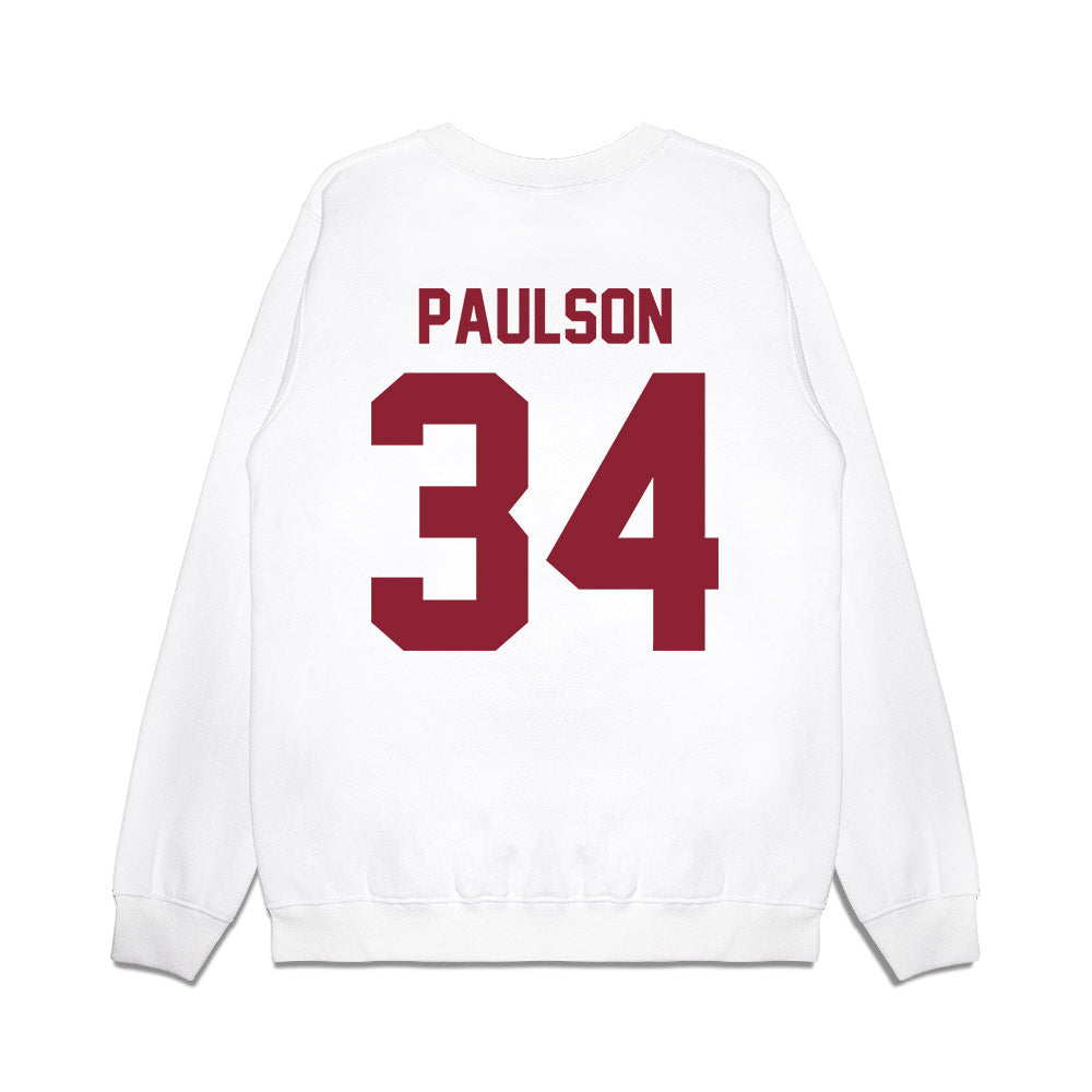 UMN Duluth - NCAA Men's Basketball : Noah Paulson - Vintage Premium Crewneck Sweatshirt-1