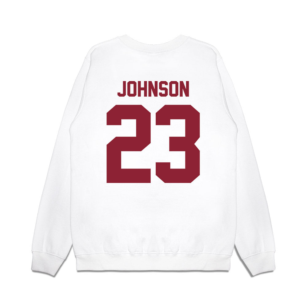 UMN Duluth - NCAA Men's Basketball : Brooks Johnson - Vintage Premium Crewneck Sweatshirt-1