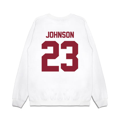 UMN Duluth - NCAA Men's Basketball : Brooks Johnson - Vintage Premium Crewneck Sweatshirt-1