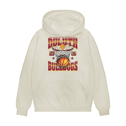UMN Duluth - NCAA Men's Basketball : Wes Rahn - Vintage Premium Hooded Sweatshirt-0