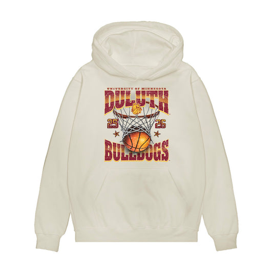 UMN Duluth - NCAA Women's Basketball : Lilly Radcliffe - Vintage Premium Hooded Sweatshirt-0