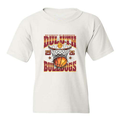 UMN Duluth - NCAA Men's Basketball : Kole Hanson - Vintage Youth T-Shirt-0