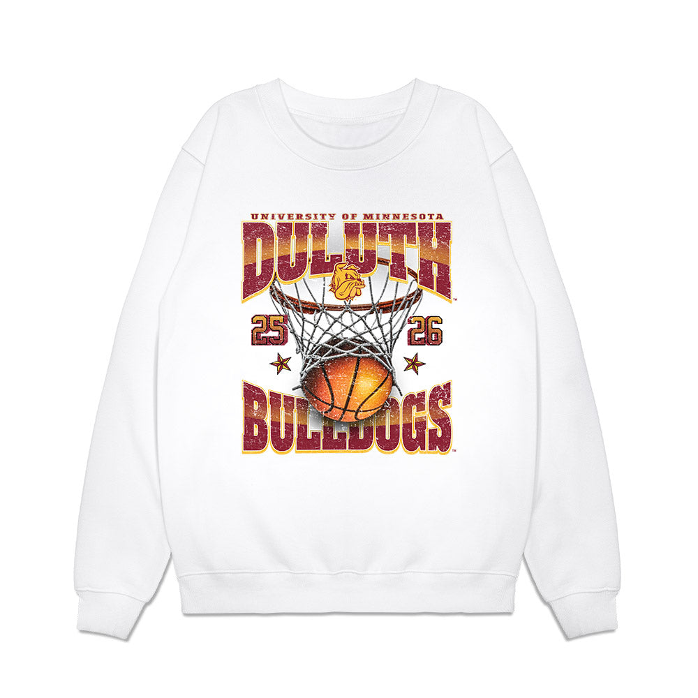 UMN Duluth - NCAA Men's Basketball : Billy DeMars - Vintage Premium Crewneck Sweatshirt-0