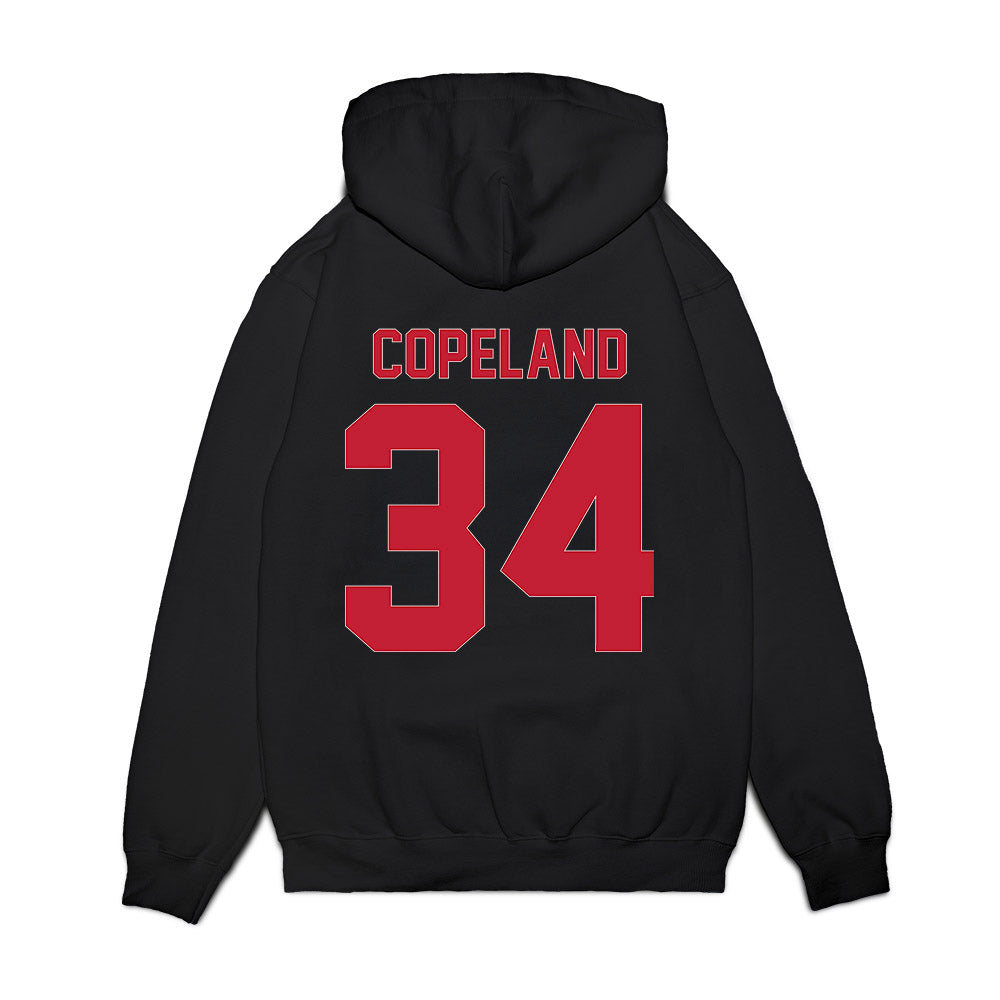 Ball State - NCAA Men's Basketball : Preston Copeland - Vintage Premium Hooded Sweatshirt-1