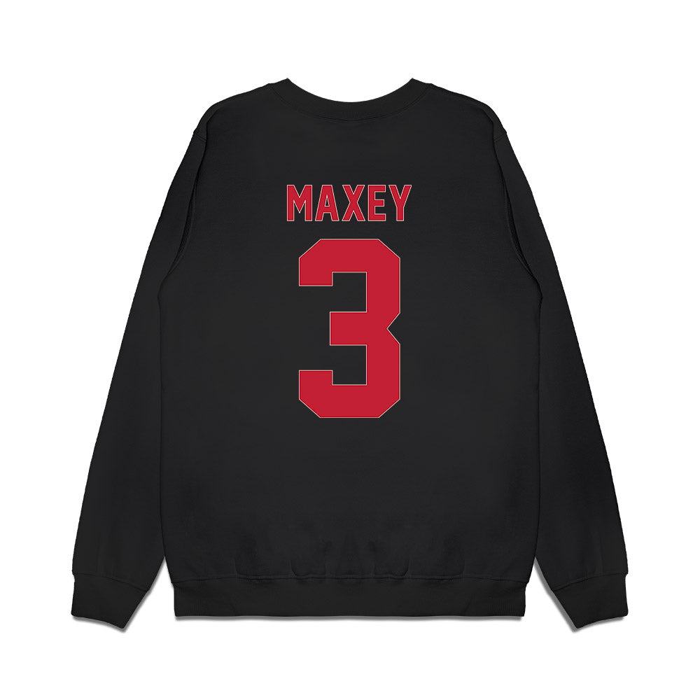 Ball State - NCAA Men's Basketball : Juwan Maxey - Vintage Premium Crewneck Sweatshirt-1