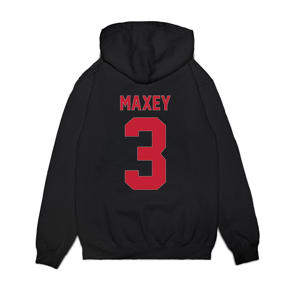 Ball State - NCAA Men's Basketball : Juwan Maxey - Vintage Premium Hooded Sweatshirt-1