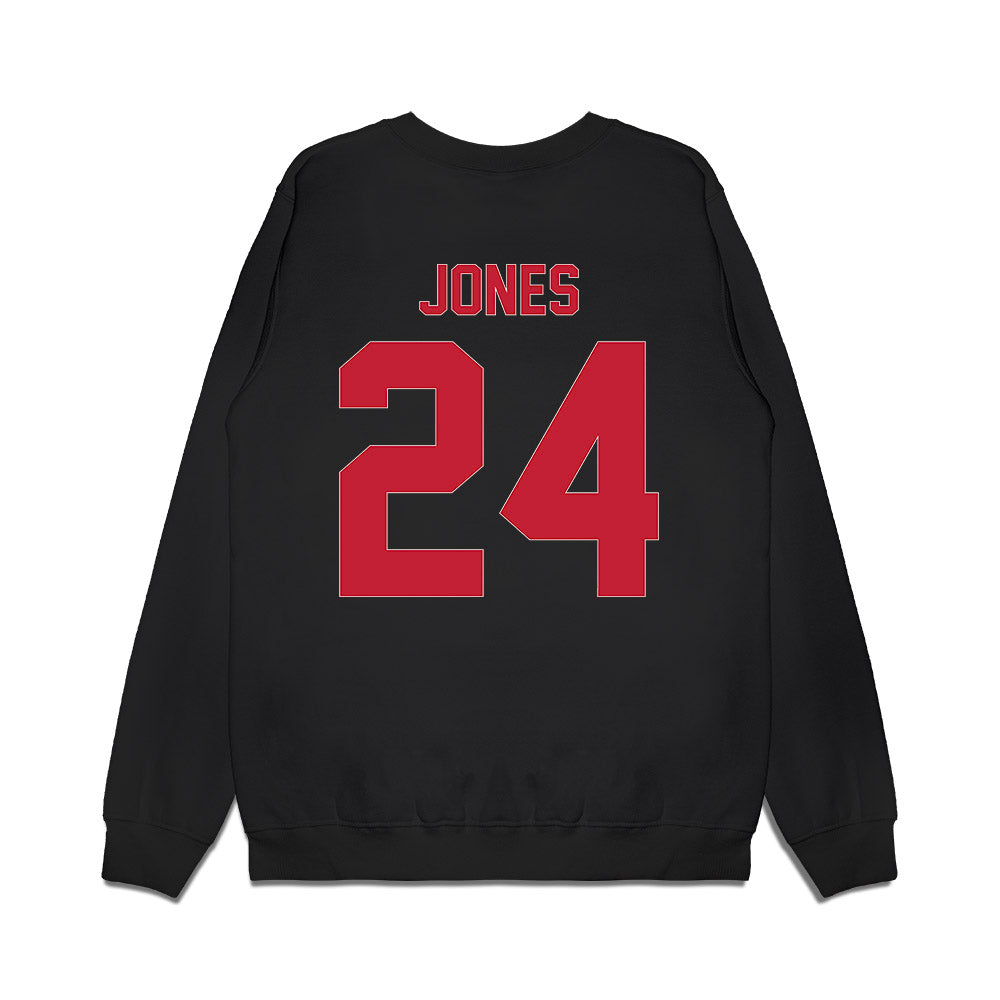 Ball State - NCAA Men's Basketball : Mason Jones - Vintage Premium Crewneck Sweatshirt-1