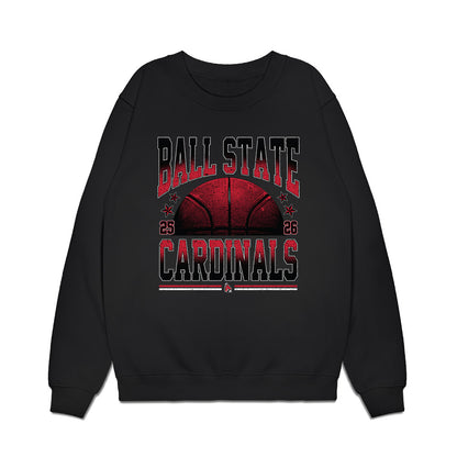 Ball State - NCAA Men's Basketball : Kayden Fish - Vintage Premium Crewneck Sweatshirt-0