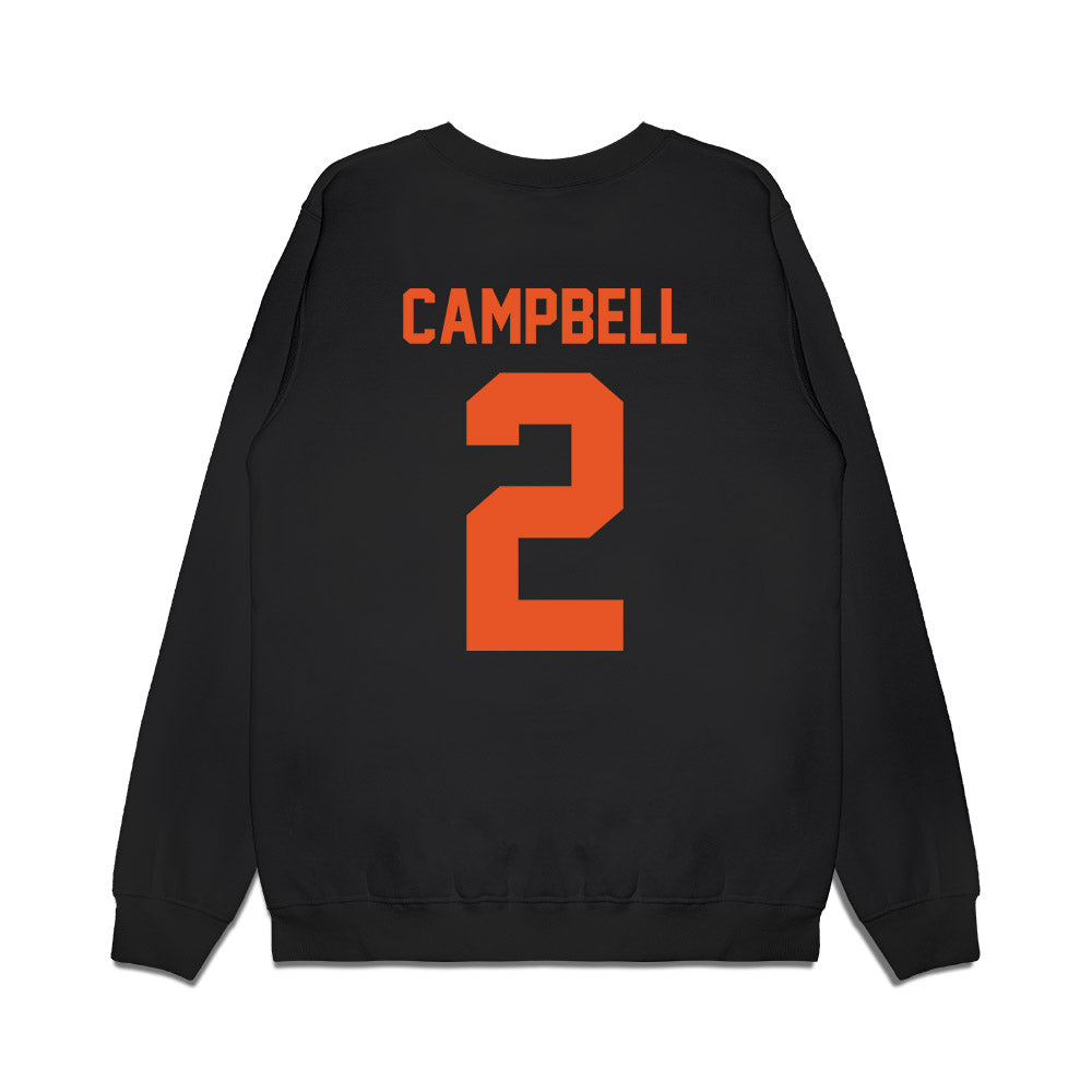 BGSU - NCAA Men's Basketball : Javontae Campbell - Vintage Premium Crewneck Sweatshirt-1