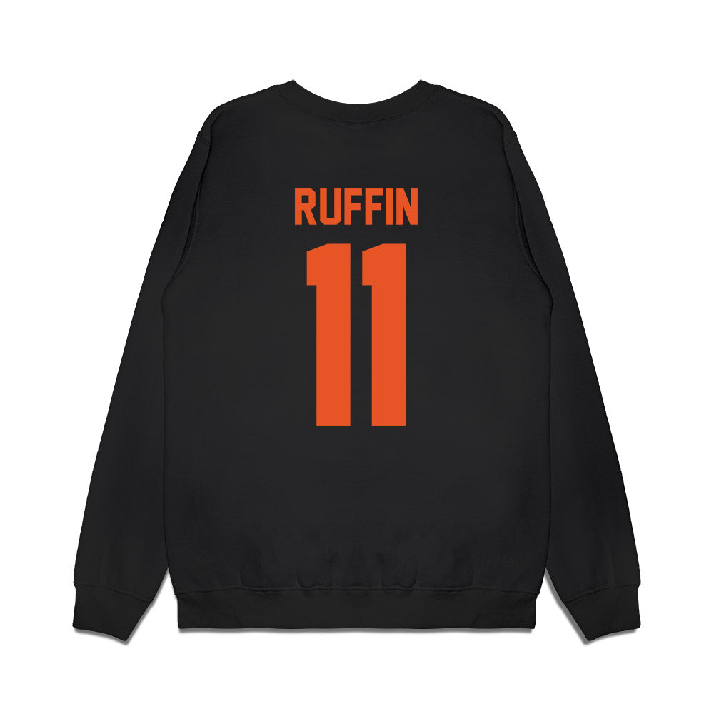 BGSU - NCAA Men's Basketball : Javon Ruffin - Vintage Premium Crewneck Sweatshirt-1