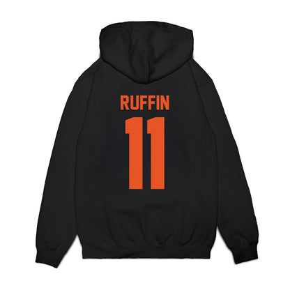 BGSU - NCAA Men's Basketball : Javon Ruffin - Vintage Premium Hooded Sweatshirt-1
