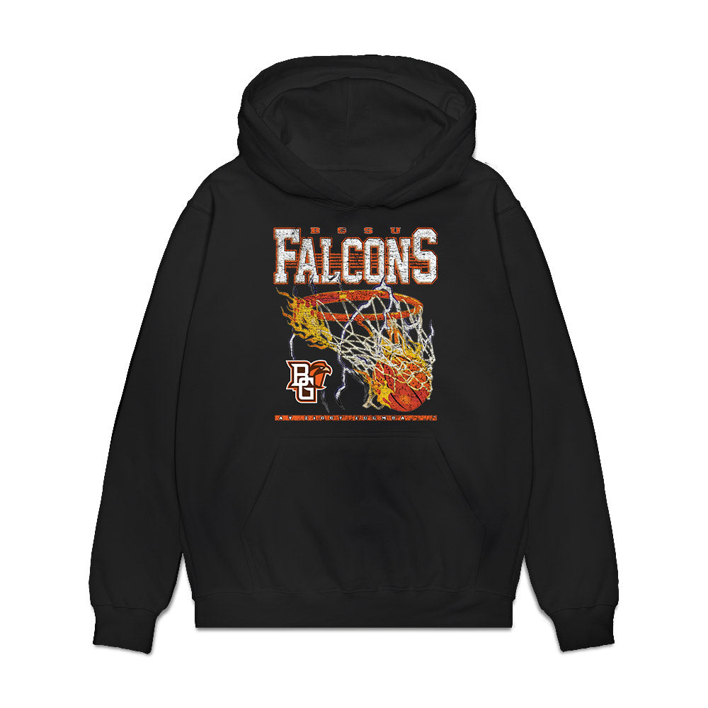 BGSU - NCAA Men's Basketball : Javon Ruffin - Vintage Premium Hooded Sweatshirt-0