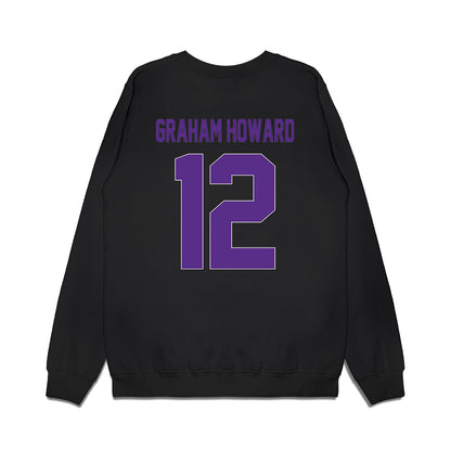 North Alabama - NCAA Men's Basketball : Cortez Graham Howard - Vintage Basketball Premium Crewneck Sweatshirt-1