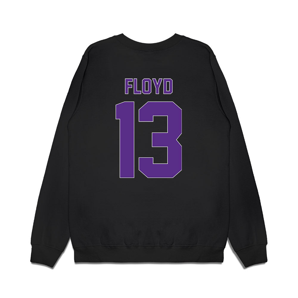 North Alabama - NCAA Men's Basketball : Blake Floyd - Vintage Basketball Premium Crewneck Sweatshirt-1