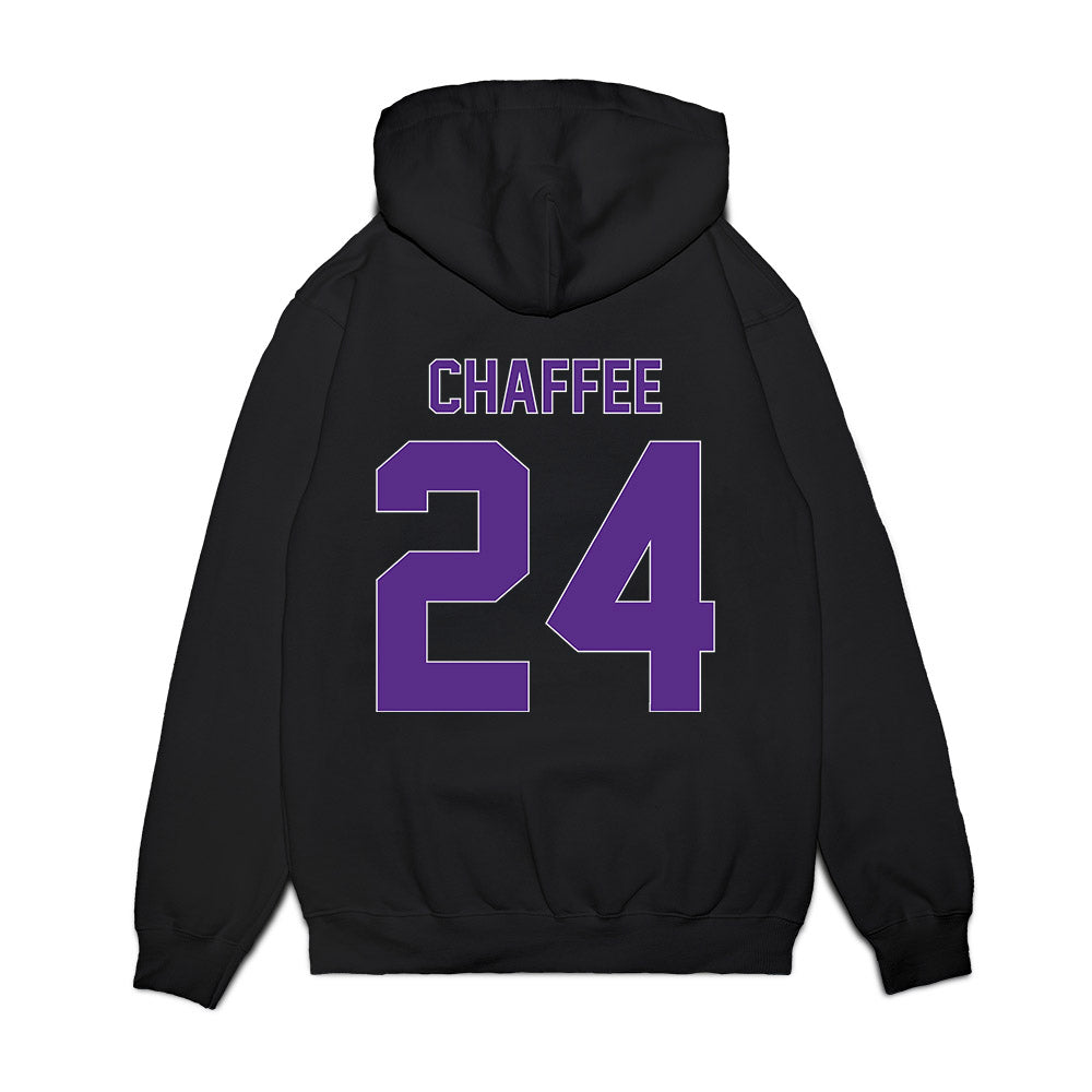 North Alabama - NCAA Men's Basketball : Mitchell Chaffee - Vintage Basketball Premium Hooded Sweatshirt-1