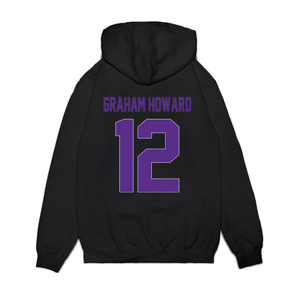 North Alabama - NCAA Men's Basketball : Cortez Graham Howard - Vintage Basketball Premium Hooded Sweatshirt-1