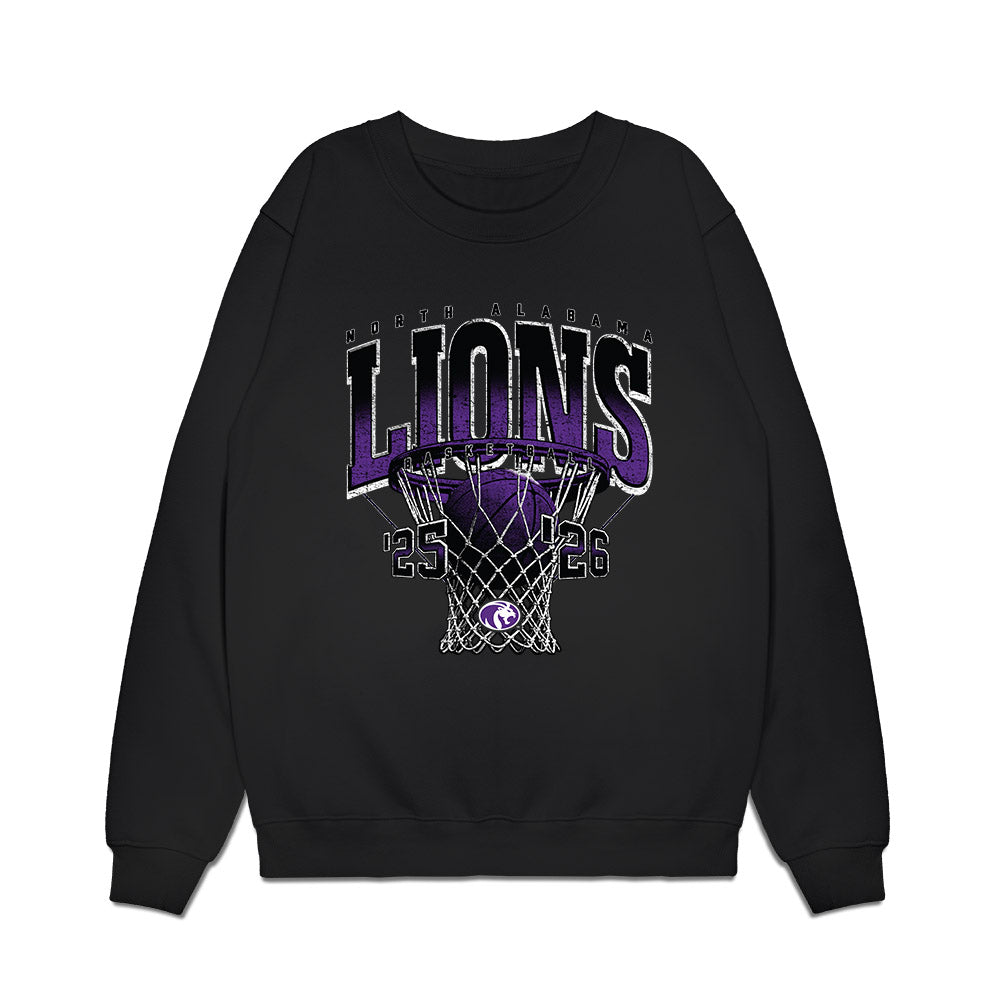 North Alabama - NCAA Men's Basketball : Jaquan Lax - Vintage Basketball Premium Crewneck Sweatshirt-0